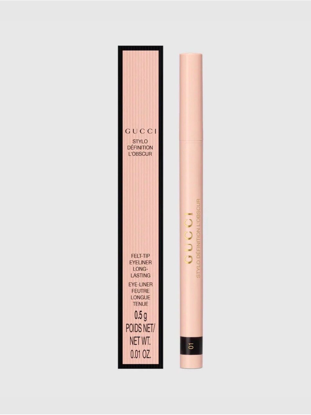 Gucci Stylo Définition L’Obscur Felt‑Tip Eyeliner,  01 Eve Black New